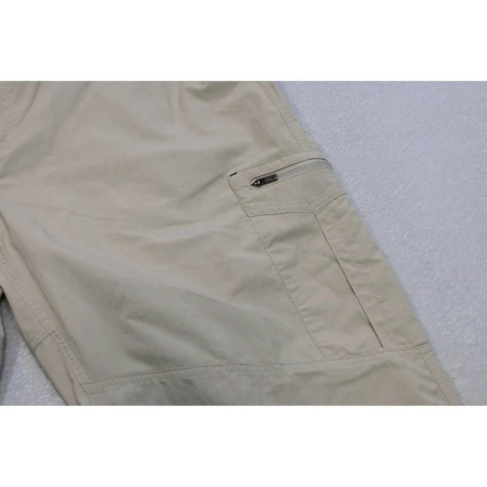 Columbia Cargo Pants Mens 38x30 Beige Omni-Shade Hiking Outdoor Excellent